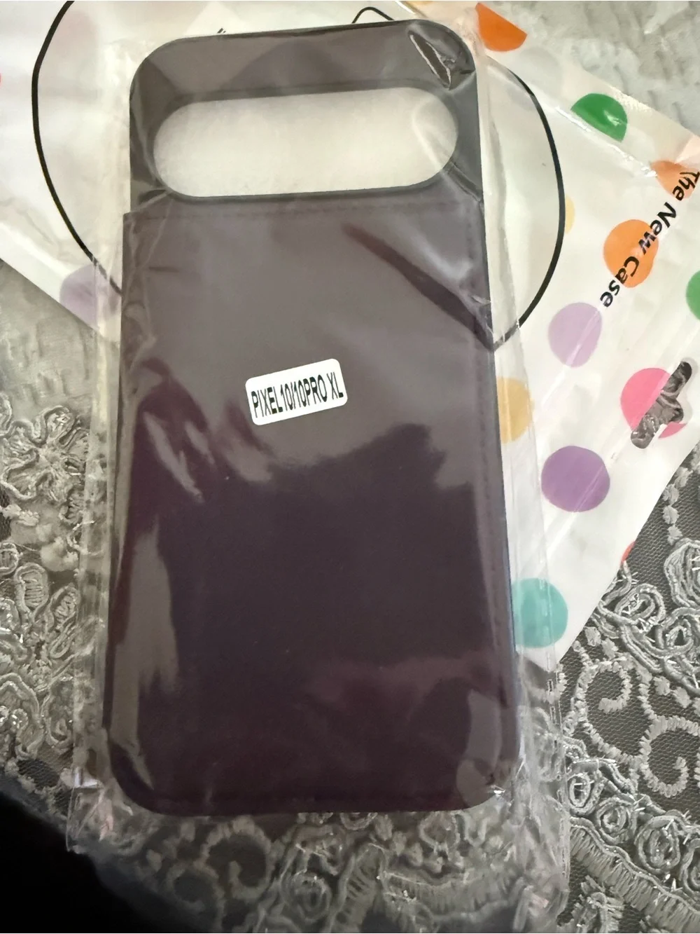 Leather Wallet Phone Case for Google Pixel 10 Pro XL — Deep Purple